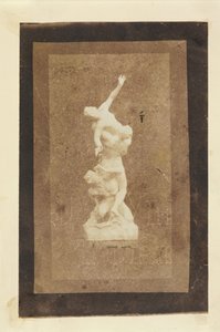 （Sabinesのレイプの小像（タルボットプリントのブリュースターズコピー）） 作： William Henry Fox Talbot